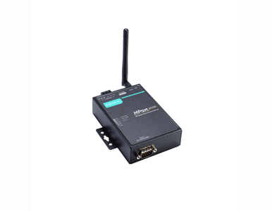 NPort W2150A-EU - 1 Port Wireless Device Server, 3-in-1, 802.11a/b/g/n WLAN EU band, 12-48 VDC, 0 to 55 Degree C, W/Adaptor by MOXA